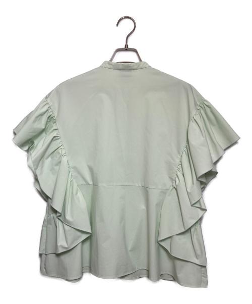 UNITED ARROWS（ユナイテッドアローズ）UNITED ARROWS (ユナイテッドアローズ) イージー フレアスリーブ ブラウス グリーン サイズ:表記なしの古着・服飾アイテム