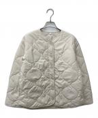 無印良品ムジルシリョウヒン）の古着「ふんわり中わたキルティングジャケット」｜ホワイト