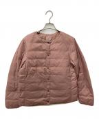無印良品ムジルシリョウヒン）の古着「軽量ダウンジャケット BD10GA5A」｜ピンク