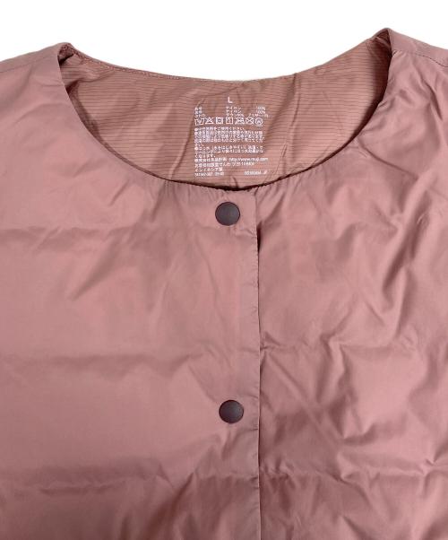 無印良品（ムジルシリョウヒン）無印良品 (ムジルシリョウヒン) 軽量ダウンジャケット BD10GA5A ピンク サイズ:Ｌの古着・服飾アイテム