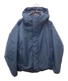 無印良品（ムジルシリョウヒン）の古着「防風撥水中わたフードジャケット AD0TWA5A」｜ネイビー