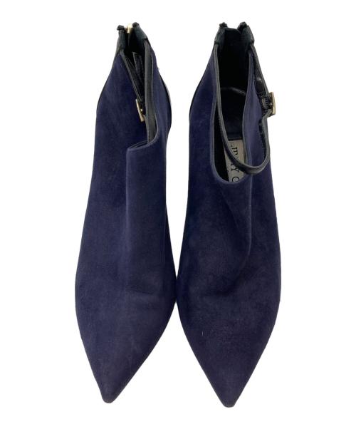 JIMMY CHOO（ジミーチュウ）JIMMY CHOO (ジミーチュウ) ヒールブーツ パープル サイズ:23の古着・服飾アイテム
