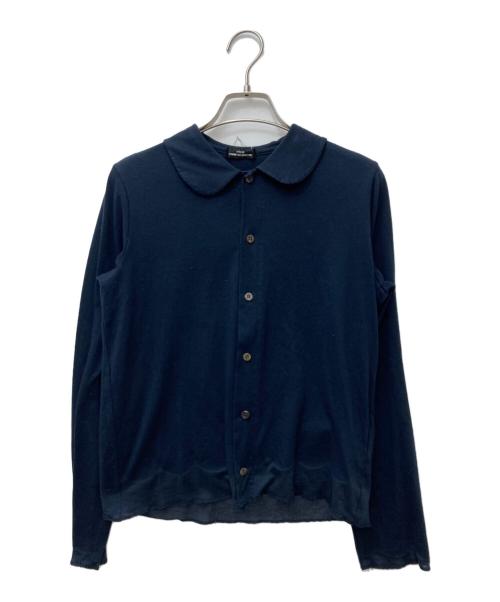 tricot COMME des GARCONS（トリココムデギャルソン）tricot COMME des GARCONS (トリココムデギャルソン) 丸襟ブラウス ネイビー サイズ:表記なしの古着・服飾アイテム