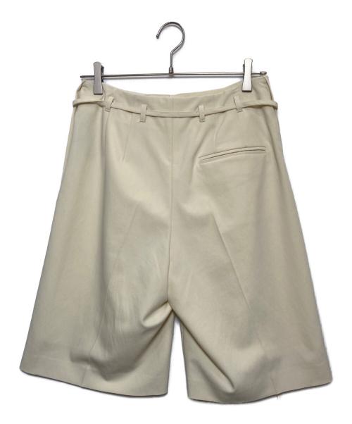 STUDIOUS（ステュディオス）STUDIOUS (ステュディオス) Side Folded Half Pants ベージュ サイズ:2の古着・服飾アイテム