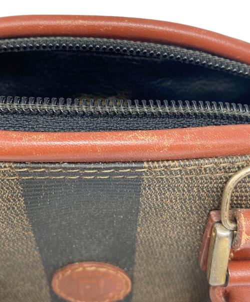 FENDI（フェンディ）FENDI (フェンディ) PVCミニボストンバッグ ブラウンの古着・服飾アイテム