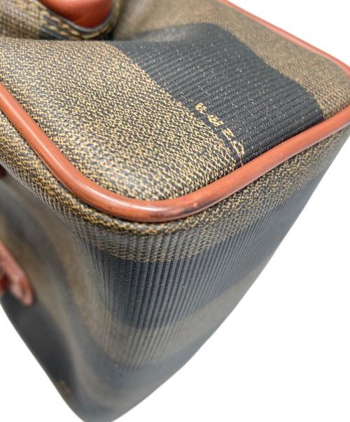 FENDI（フェンディ）FENDI (フェンディ) PVCミニボストンバッグ ブラウンの古着・服飾アイテム