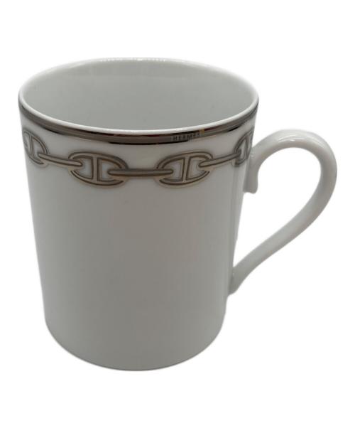 HERMES（エルメス）HERMES (エルメス) シェーヌダンクルプラチナマグカップ 未使用品の古着・服飾アイテム