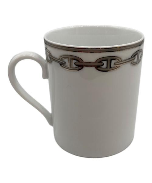 HERMES（エルメス）HERMES (エルメス) シェーヌダンクルプラチナマグカップ 未使用品の古着・服飾アイテム