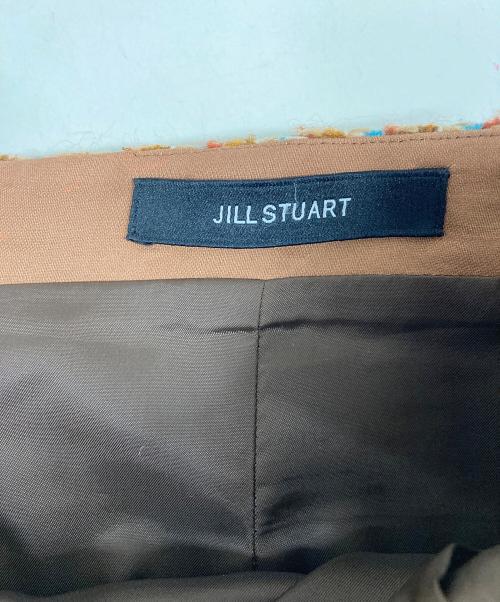 JILL STUART（ジルスチュアート）JILL STUART (ジルスチュアート) カラーミックスツイードスカート ブラウン サイズ:4の古着・服飾アイテム