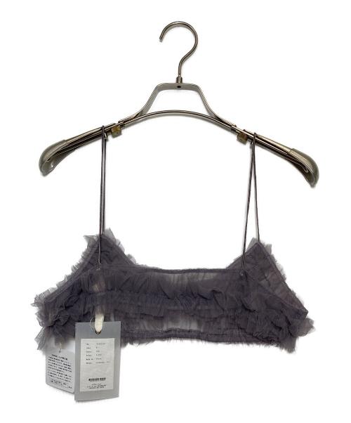 TODAYFUL（トゥデイフル）TODAYFUL (トゥデイフル) Frill Tulle Bustier パープル サイズ:Free 未使用品の古着・服飾アイテム