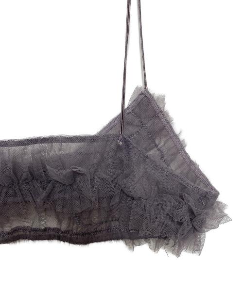 TODAYFUL（トゥデイフル）TODAYFUL (トゥデイフル) Frill Tulle Bustier パープル サイズ:Free 未使用品の古着・服飾アイテム