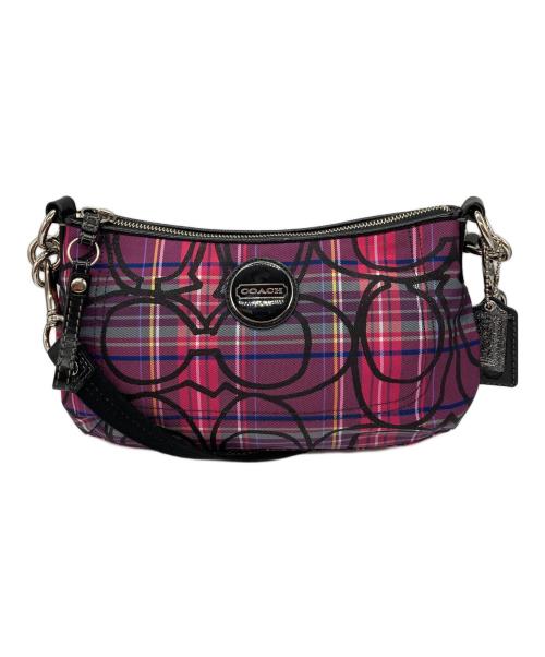 COACH（コーチ）COACH (コーチ) 2WAYショルダーバッグ　F15463 パープルの古着・服飾アイテム