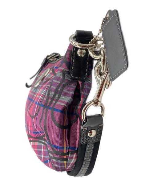 COACH（コーチ）COACH (コーチ) 2WAYショルダーバッグ　F15463 パープルの古着・服飾アイテム