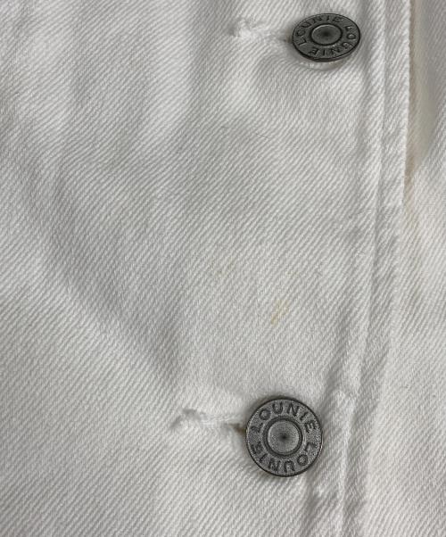 LOUNIE（ルーニー）LOUNIE (ルーニー) デニムコートワンピース ホワイト サイズ:38の古着・服飾アイテム
