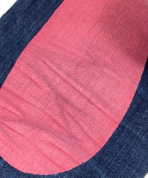 Evisu Jeans（エヴィスジーンズ）Evisu Jeans (エヴィスジーンズ) donnaピンク大黒カモメデニムパンツ インディゴ サイズ:W25の古着・服飾アイテム