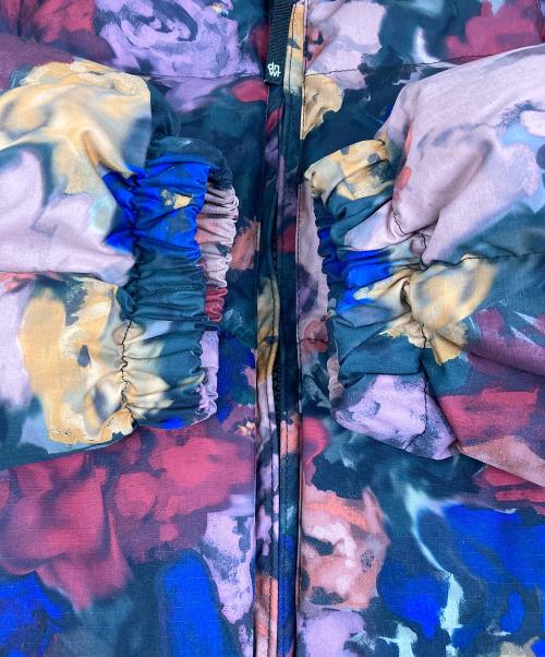 ZARA（ザラ）ZARA (ザラ) 花柄中綿ジャケット レッド サイズ:Lの古着・服飾アイテム