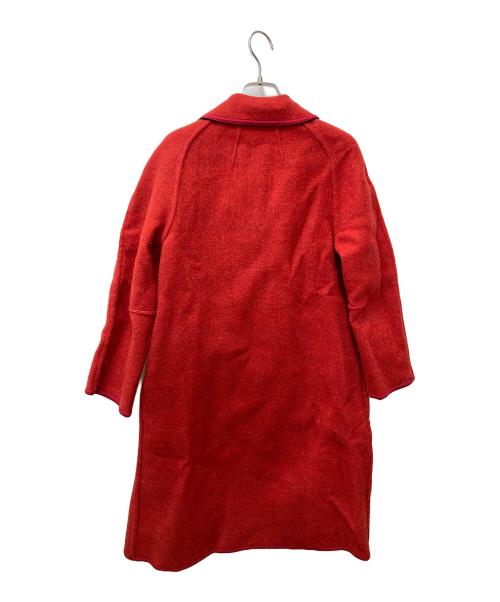 YORKLAND（ヨークランド）YORKLAND (ヨークランド) チェックリバーシブルコート レッド サイズ:9ARの古着・服飾アイテム