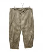 THE REAL McCOY'Sザ・リアルマッコイズ）の古着「TICKING STRIPE PAJAMA TROUSERS」｜ベージュ