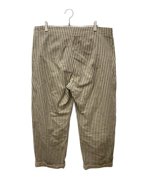 THE REAL McCOY'S（ザ・リアルマッコイズ）THE REAL McCOY'S (ザ・リアルマッコイズ) TICKING STRIPE PAJAMA TROUSERS ベージュ サイズ:Mの古着・服飾アイテム