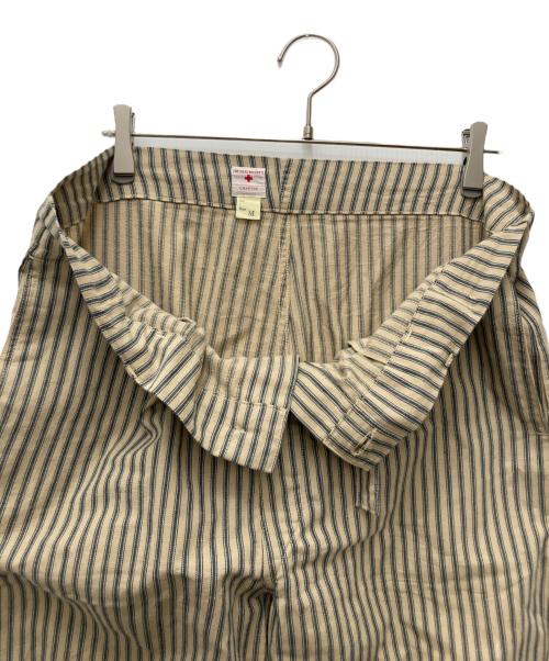THE REAL McCOY'S（ザ・リアルマッコイズ）THE REAL McCOY'S (ザ・リアルマッコイズ) TICKING STRIPE PAJAMA TROUSERS ベージュ サイズ:Mの古着・服飾アイテム