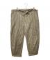 THE REAL McCOY'S（ザ・リアルマッコイズ）の古着「TICKING STRIPE PAJAMA TROUSERS」｜ベージュ