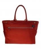 PORTER GIRLポーターガール）の古着「NAKED TOTEBAG(M)　667-19469」｜レッド