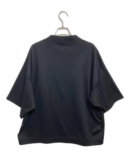 N.HOOLYWOOD（エヌ ハリウッド）N.HOOLYWOOD (エヌ ハリウッド) ワイドシルエットTシャツ ブラック サイズ:36の古着・服飾アイテム