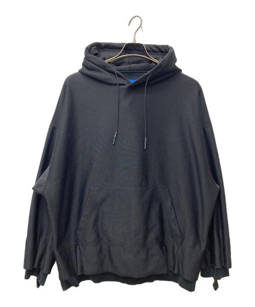 N.HOOLYWOOD（エヌ ハリウッド）N.HOOLYWOOD (エヌ ハリウッド) SWEAT PARKA MOD　9211-CS02-024 ブラック サイズ:42の古着・服飾アイテム
