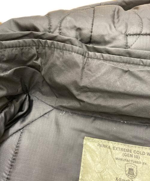 US ARMY（ユーエスアーミー）US ARMY (ユーエスアーミー) ECWCS GEN3 ACU LEVEL7 ブラック サイズ:X-SMALLの古着・服飾アイテム