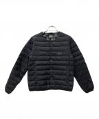 Dannerダナー）の古着「M Crew Neck Inner Down JKT　424K1091700」｜ブラック