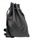 ithelicyイザリシー）の古着「ADRIE 巾着ショルダーバック」｜ブラック