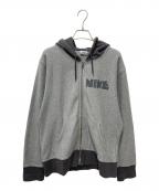 NIKEナイキ）の古着「ジップパーカー」｜グレー