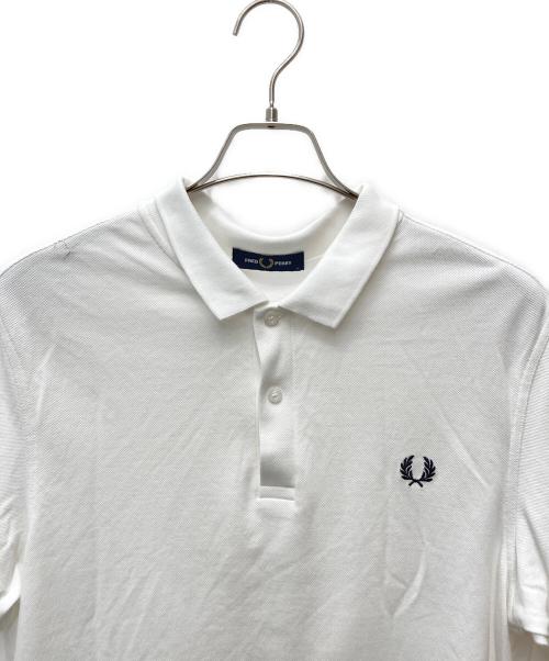 FRED PERRY（フレッドペリー）FRED PERRY (フレッドペリー) ポロシャツ ホワイト サイズ:Lの古着・服飾アイテム