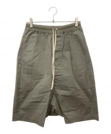 RICK OWENS（リックオウエンス）の古着「podsサルエルショートパンツ」｜オリーブ