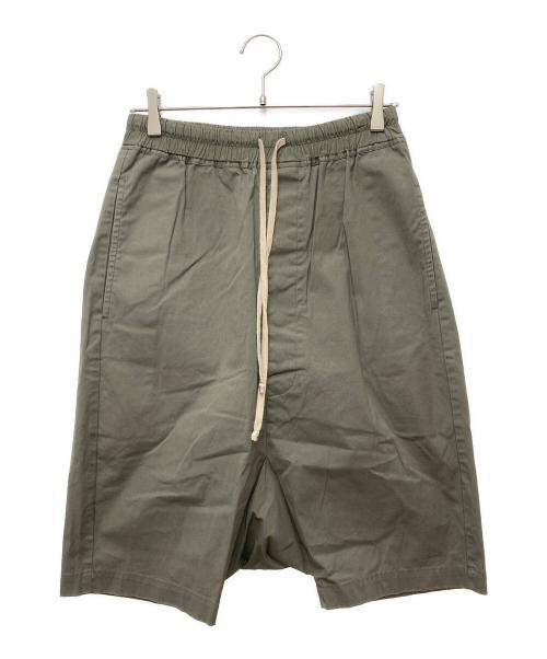 RICK OWENS（リックオウエンス）RICK OWENS (リックオウエンス) podsサルエルショートパンツ オリーブ サイズ:46の古着・服飾アイテム