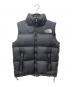 THE NORTH FACE（ザ ノース フェイス）の古着「NUPTSE VEST」｜ブラック