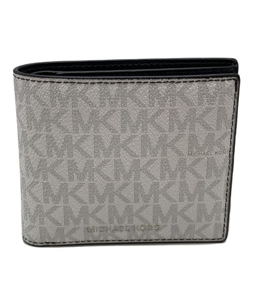 MICHAEL KORS（マイケル・コース）MICHAEL KORS (マイケル・コース) 2つ折り財布 ホワイトの古着・服飾アイテム