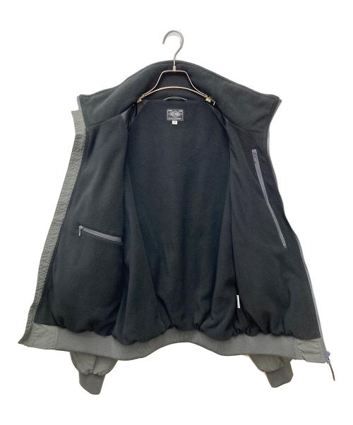 BIG MIKE（ビックマイク）BIG MIKE (ビックマイク) Fleece Nylon JKT グレー サイズ:Mの古着・服飾アイテム