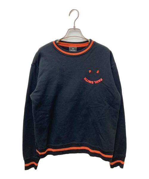 PS Paul Smith（ＰＳポールスミス）PS Paul Smith (ＰＳポールスミス) クルーネックスウェット ブラック サイズ:Lの古着・服飾アイテム