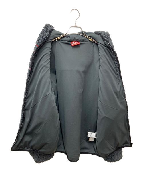DIESEL（ディーゼル）DIESEL (ディーゼル) ボアジャケット グレー サイズ:Mの古着・服飾アイテム
