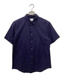 PAUL SMITH（ポールスミス）の古着「半袖シャツ」｜ネイビー