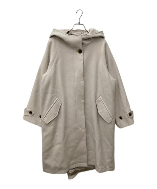 FRAMeWORK（フレームワーク）FRAMeWORK (フレームワーク) HAMILTONフーデットコート ベージュ サイズ:36の古着・服飾アイテム