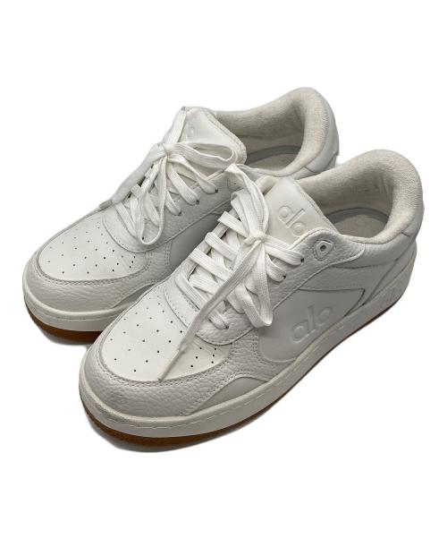 alo（アロ）alo (アロ) ローカットスニーカー ホワイト サイズ:23の古着・服飾アイテム