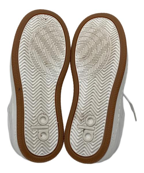 alo（アロ）alo (アロ) ローカットスニーカー ホワイト サイズ:23の古着・服飾アイテム