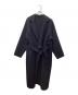 SOEJU（ソージュ）の古着「ウールリバーローブコート　S-02-CT-021」｜ネイビー