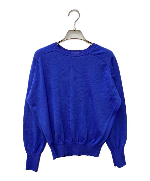 SOEJU（ソージュ）SOEJU (ソージュ) ウールハイゲージドルマンスリーブプルオーバー ブルー サイズ:サイズ表記無しの古着・服飾アイテム