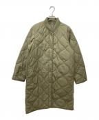 無印良品ムジルシリョウヒン）の古着「ふんわり中わたキルティングコート」｜グリーン