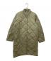 無印良品（ムジルシリョウヒン）の古着「ふんわり中わたキルティングコート」｜グリーン
