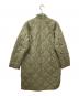 無印良品 (ムジルシリョウヒン) ふんわり中わたキルティングコート グリーン サイズ:M：5000円
