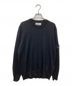 STONE ISLANDストーンアイランド）の古着「LIGHT RWS PURE WOOLニット」｜ブラック
